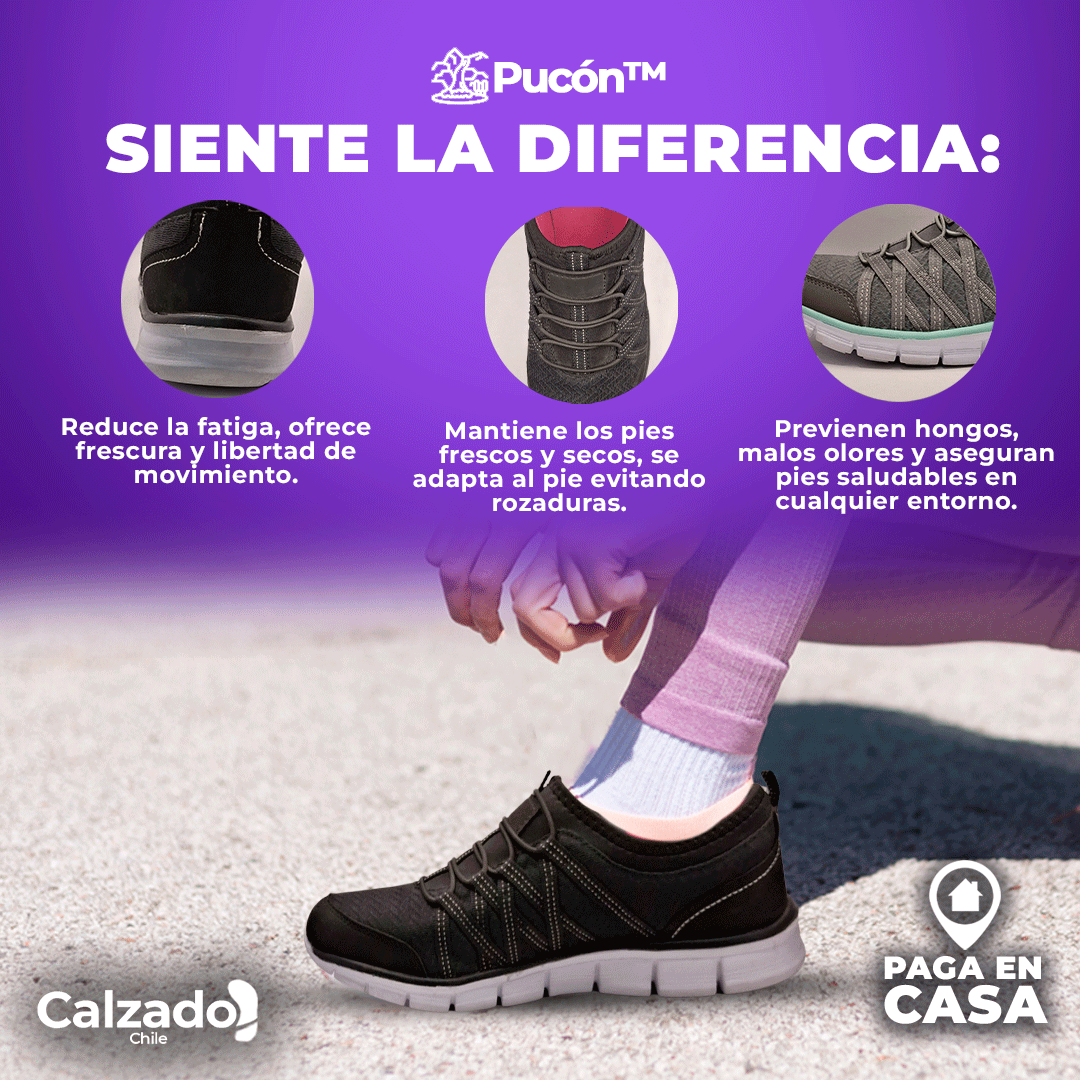 Pucon - ¡REMATE! | ¡Las zapatillas más cómodas del 2025! - ¡OFERTA EXCLUSIVA! - PAGA EN CASA