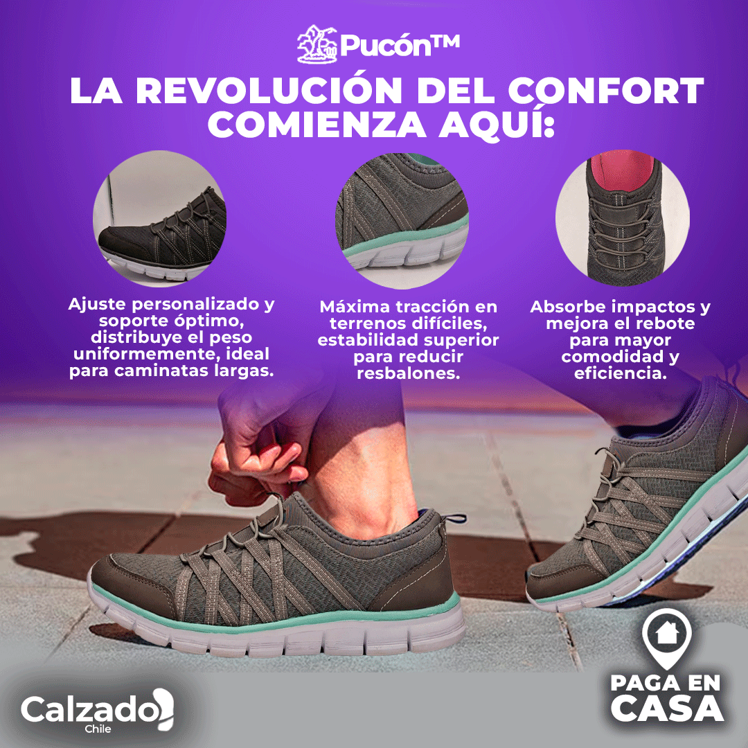 Pucon - ¡REMATE! | ¡Las zapatillas más cómodas del 2025! - ¡OFERTA EXCLUSIVA! - PAGA EN CASA