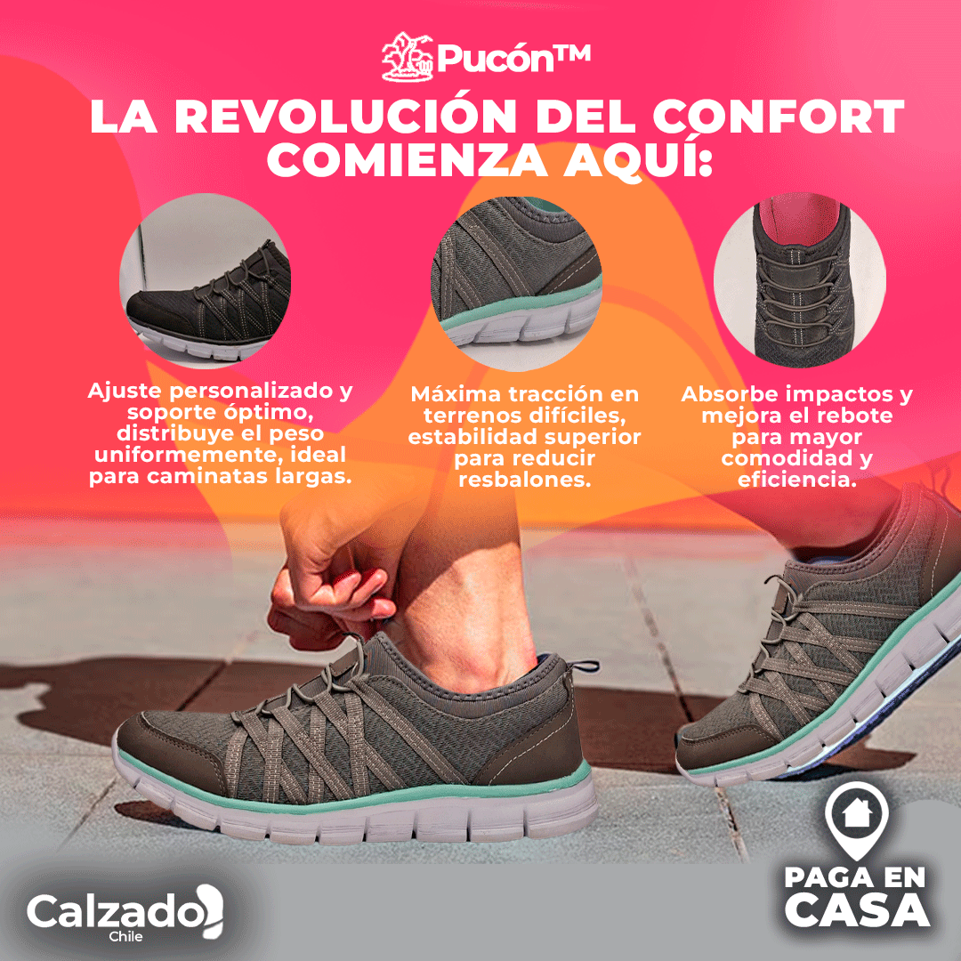 Pucon - ¡REMATE! ¡Las zapatillas más cómodas del 2025! - ¡OFERTA EXCLUSIVA! - PAGA EN CASA