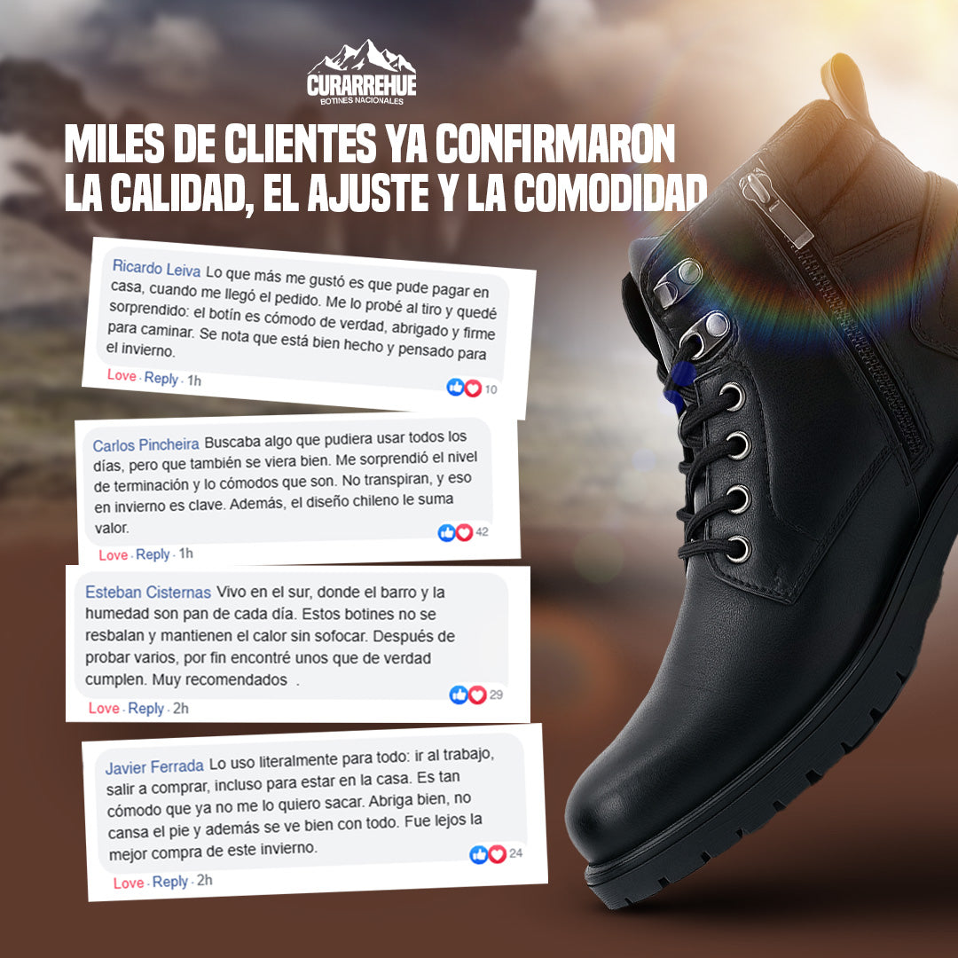 Botines Curarrehue™ – Abrigo, firmeza y estilo en un solo par